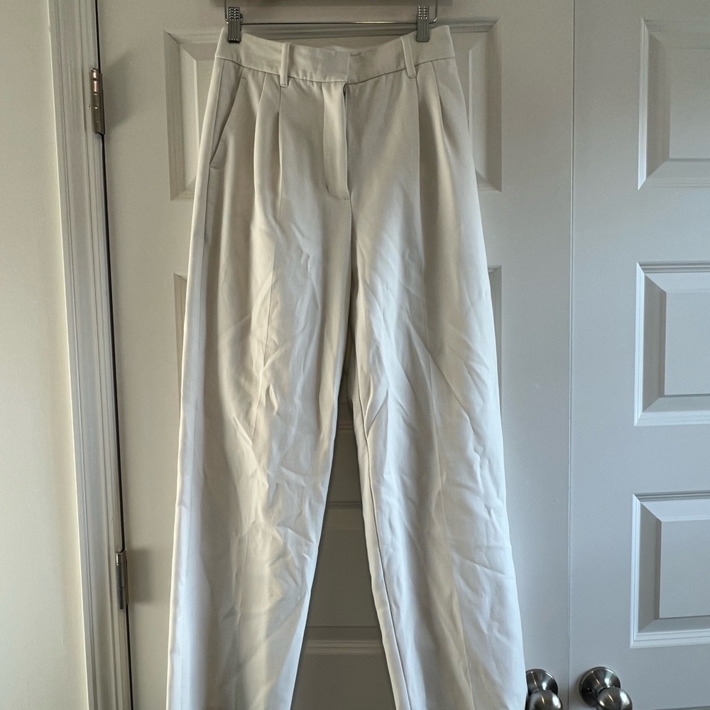 Aritzia Wilfred Off-White Women's Trousers